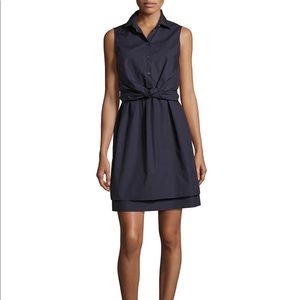 LIGHT BLUE & WHITE Derek Lam poplin shirt dress